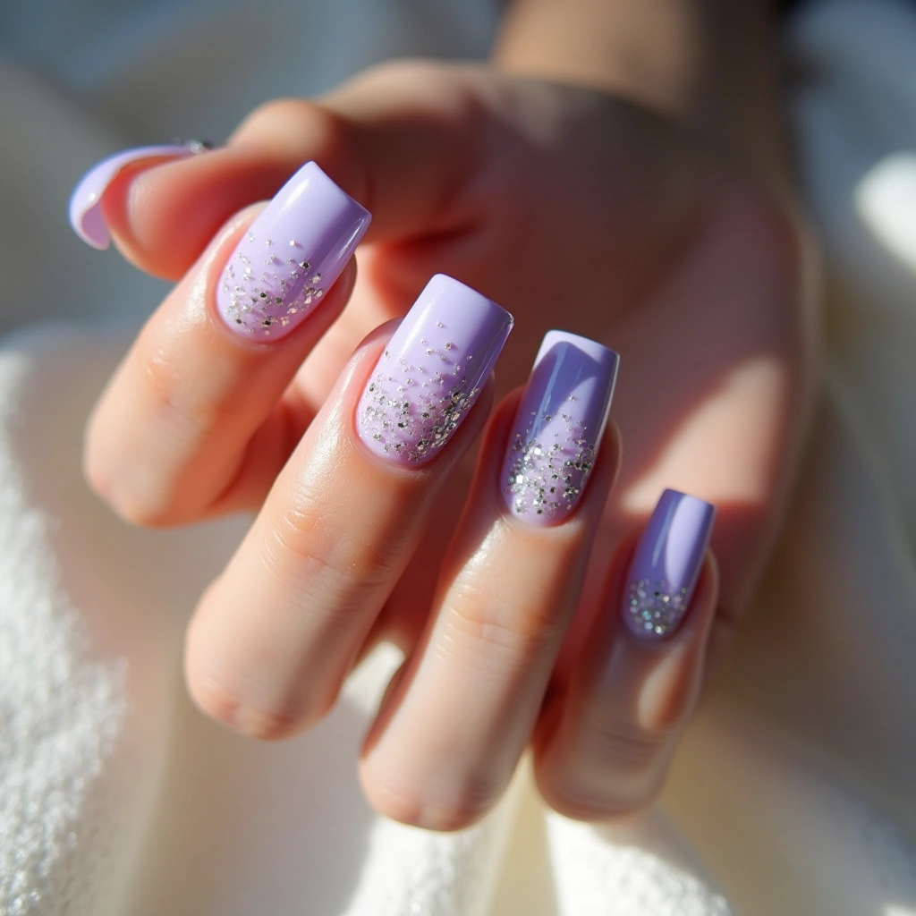 Lavender Glamour for Quinceanera
