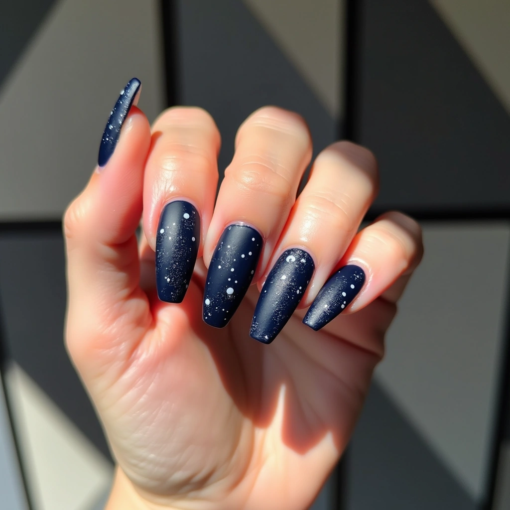 Glittery Galaxy Blue