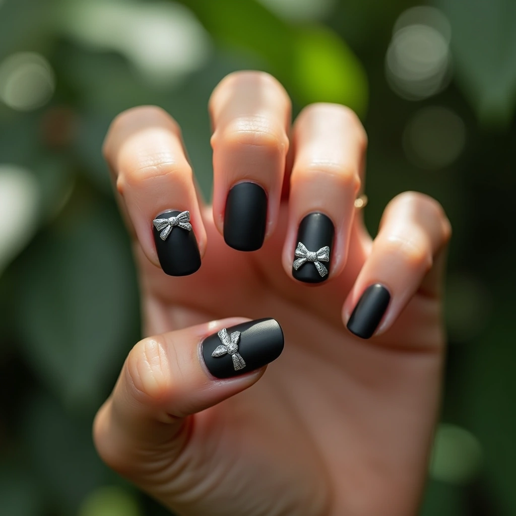 Matte Black Coquette