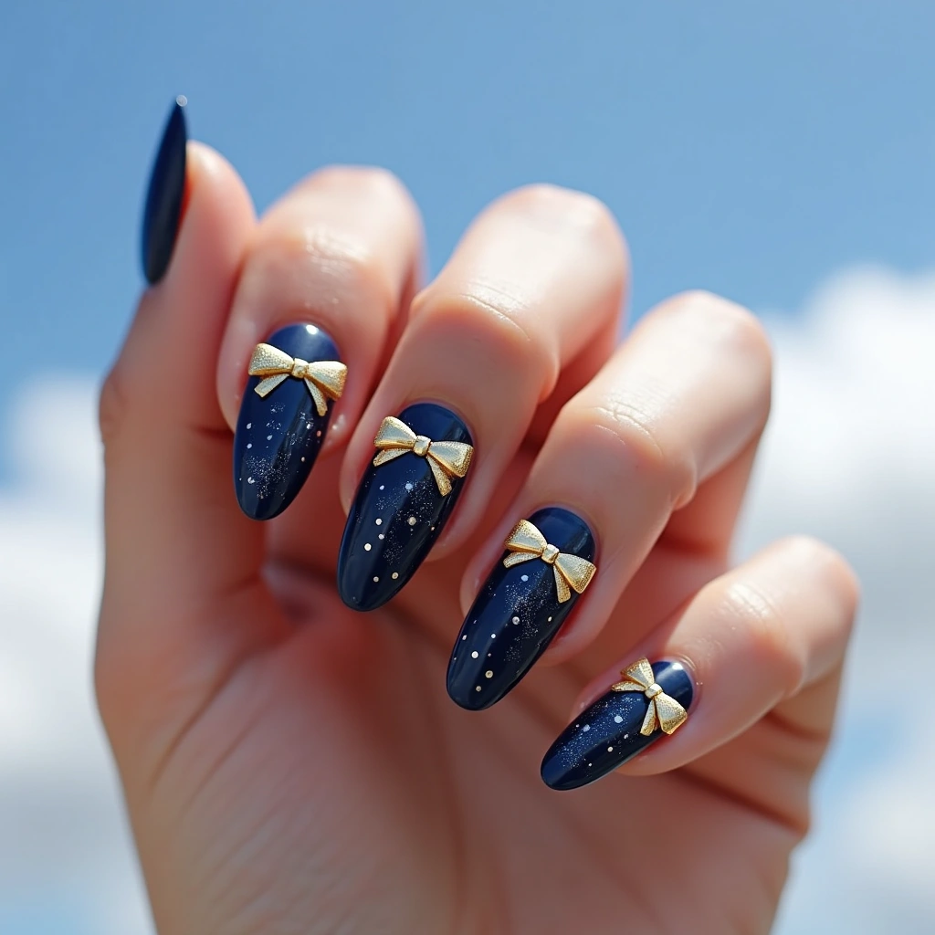 Navy Starry Coquette