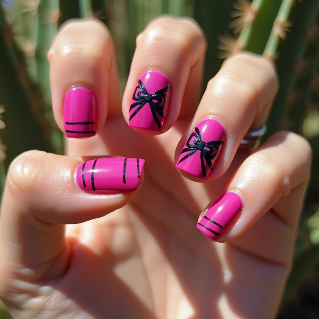 Bold Fuchsia Coquette