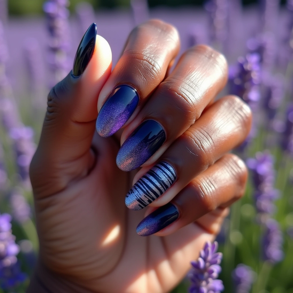 Cosmic Acrylic Ombre Magic