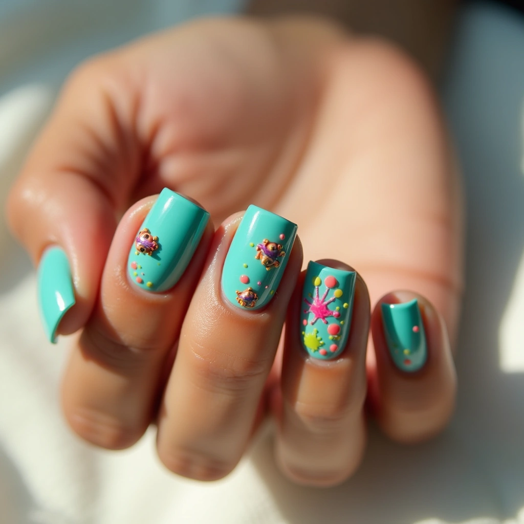 Vibrant Summer Frogs