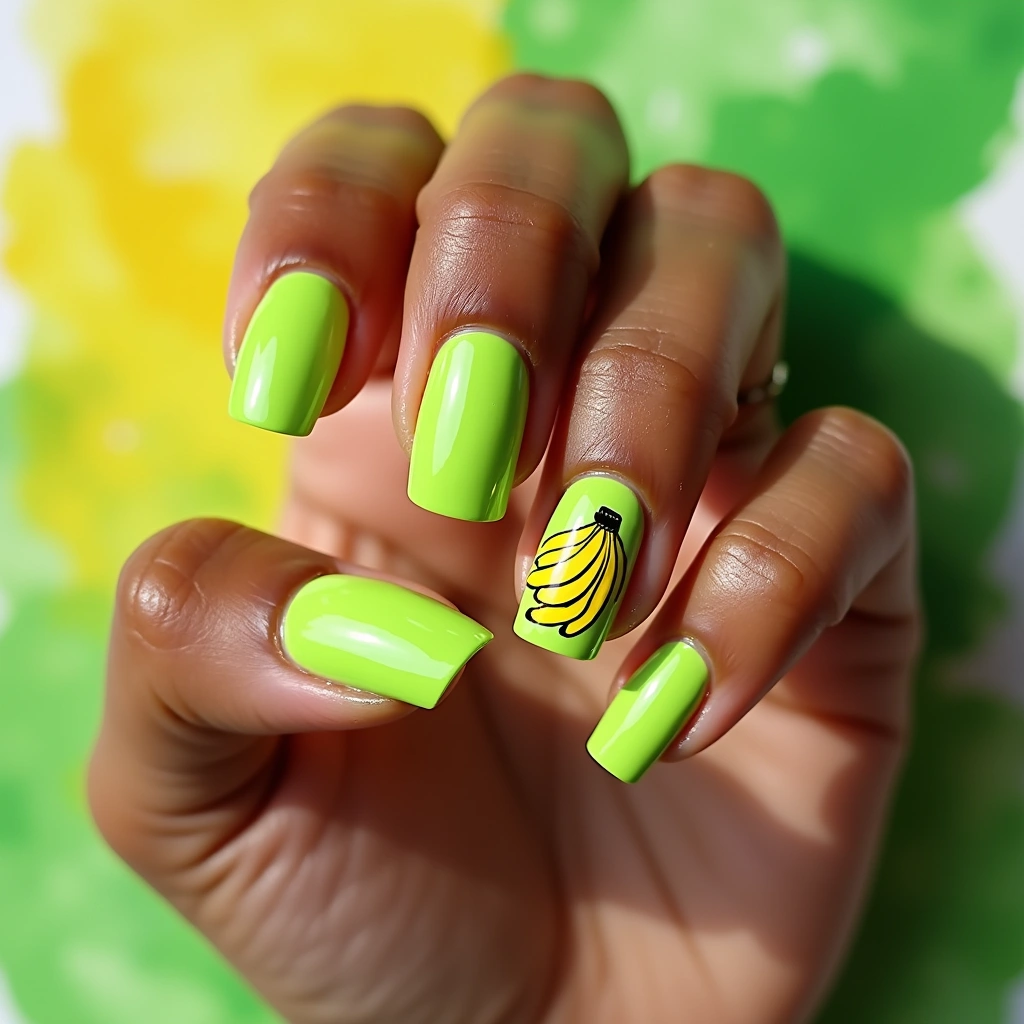 Eye-Catching Banana Green