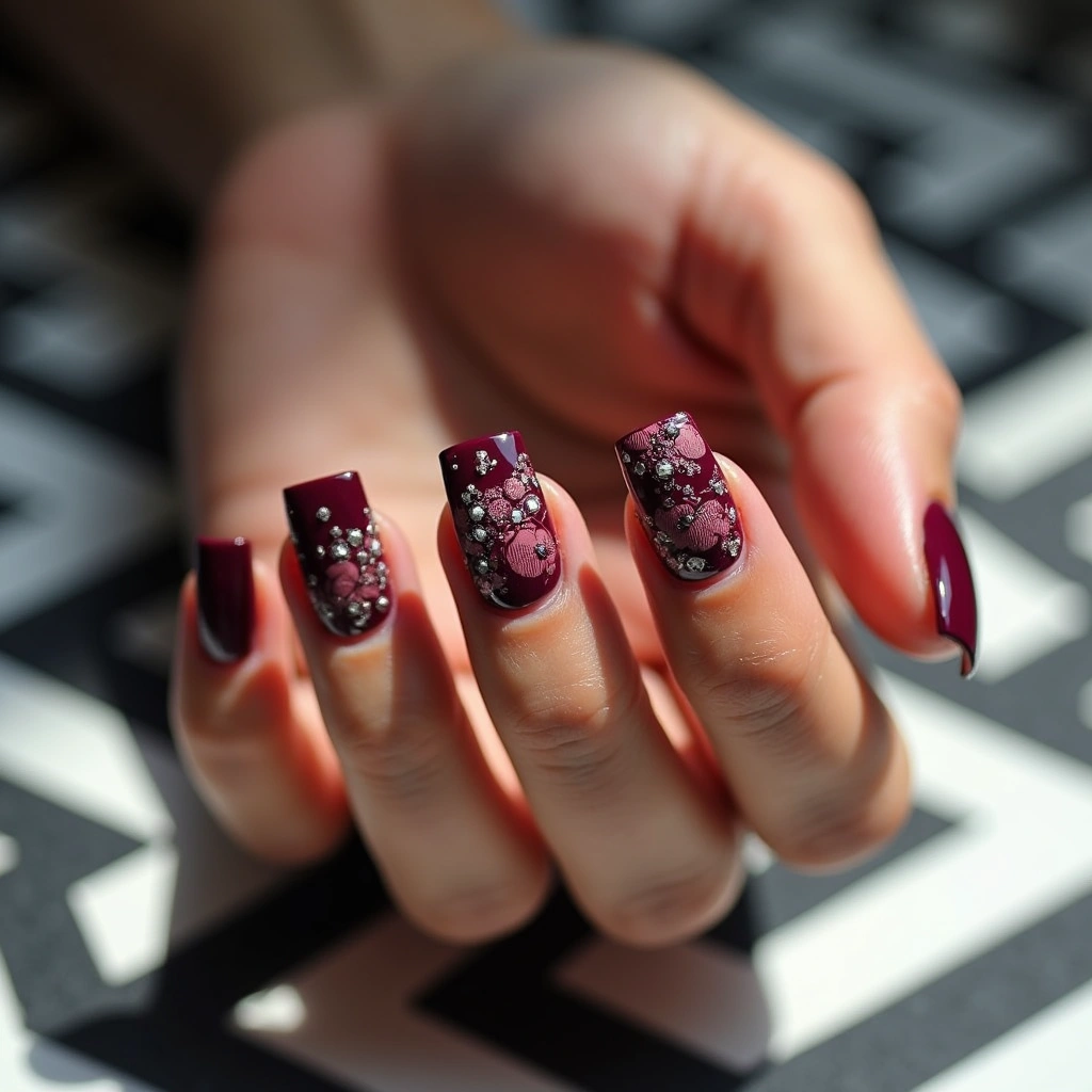 Floral Grunge Glam