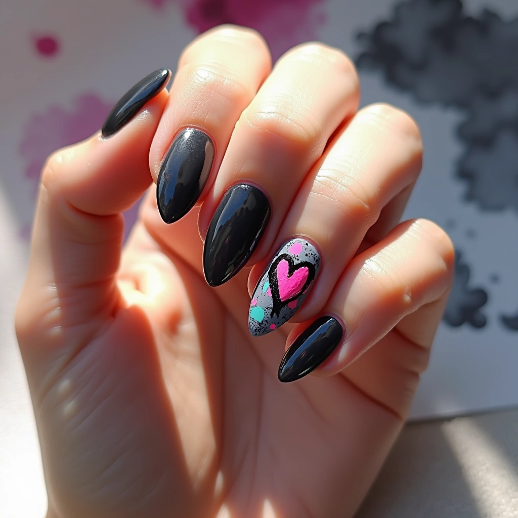 Graffiti Heart Grunge