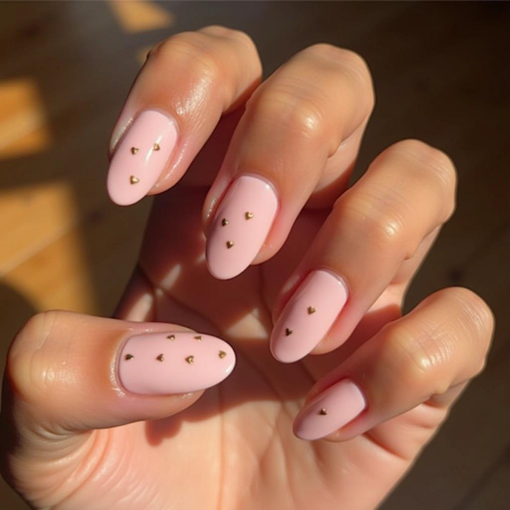 Sweet Sheer Pink Hearts