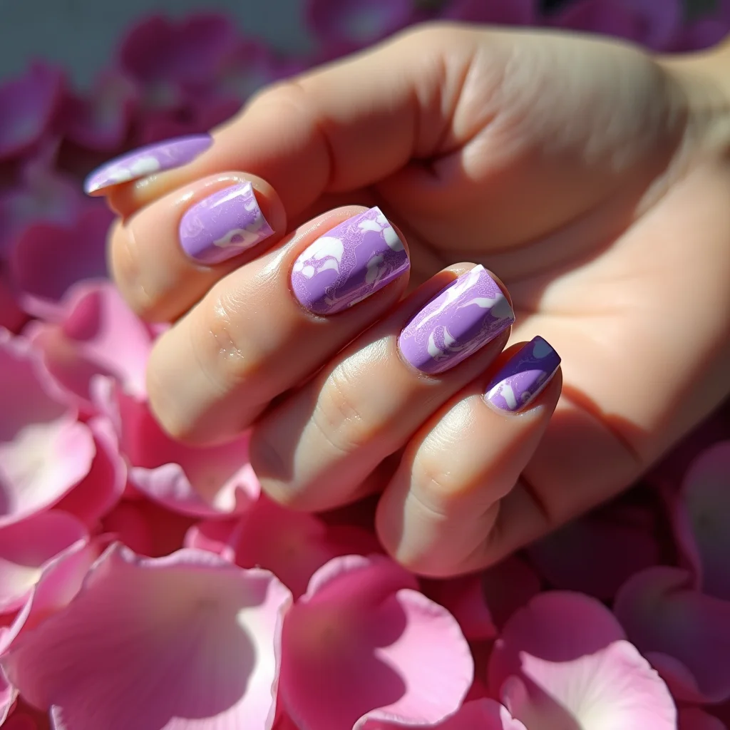 25 Purple Acrylic Nail Designs You Must Try in 2025