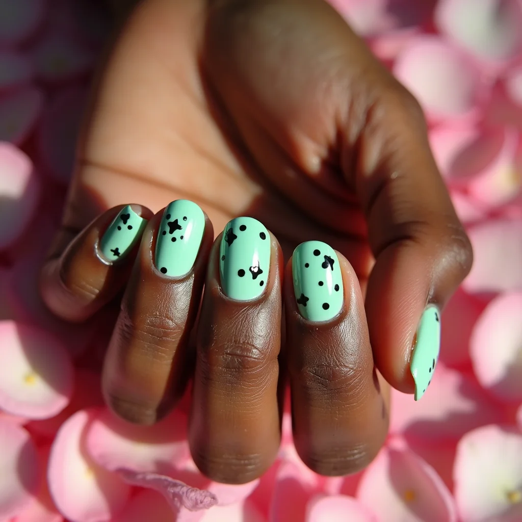 Quirky Mint Dashes