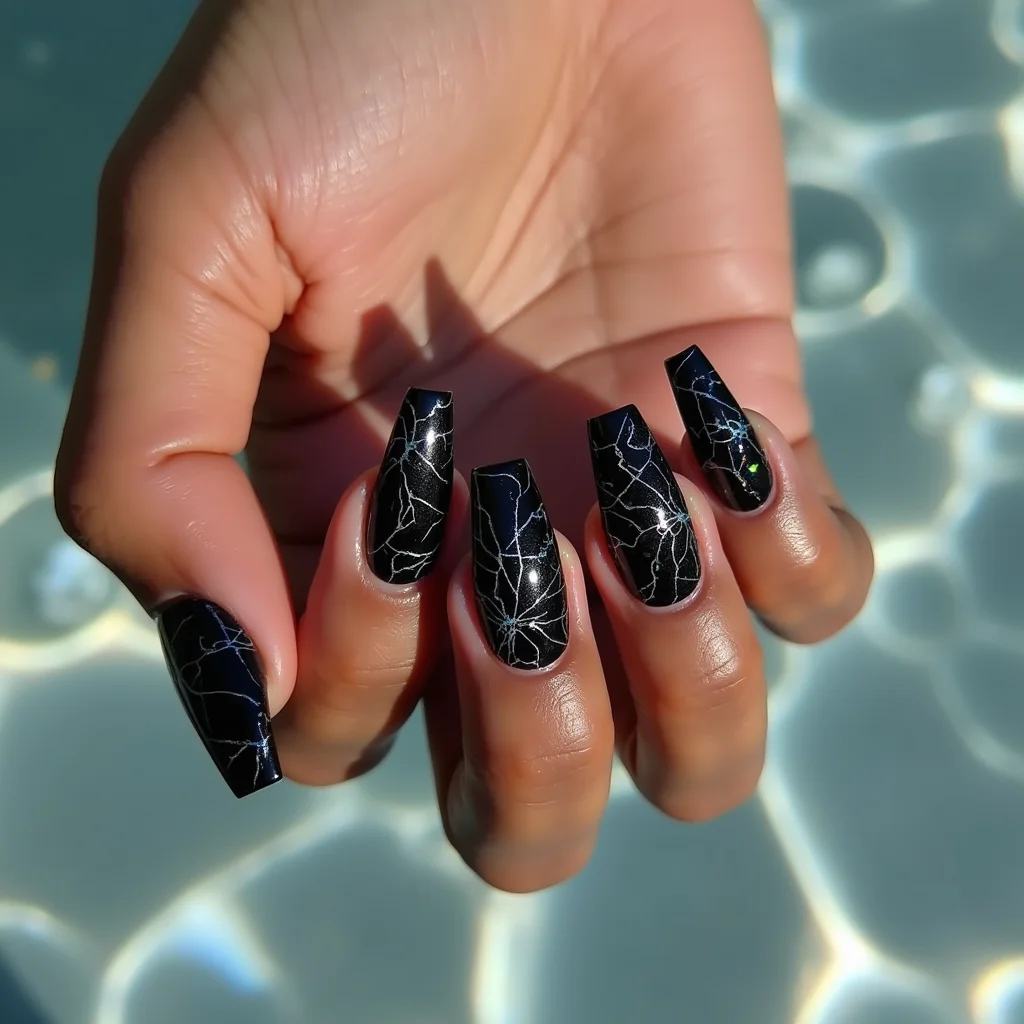 Edgy Dark Cracks