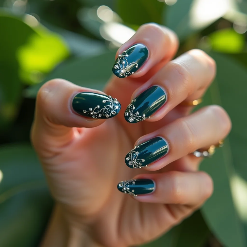 Dark Teal Glamour