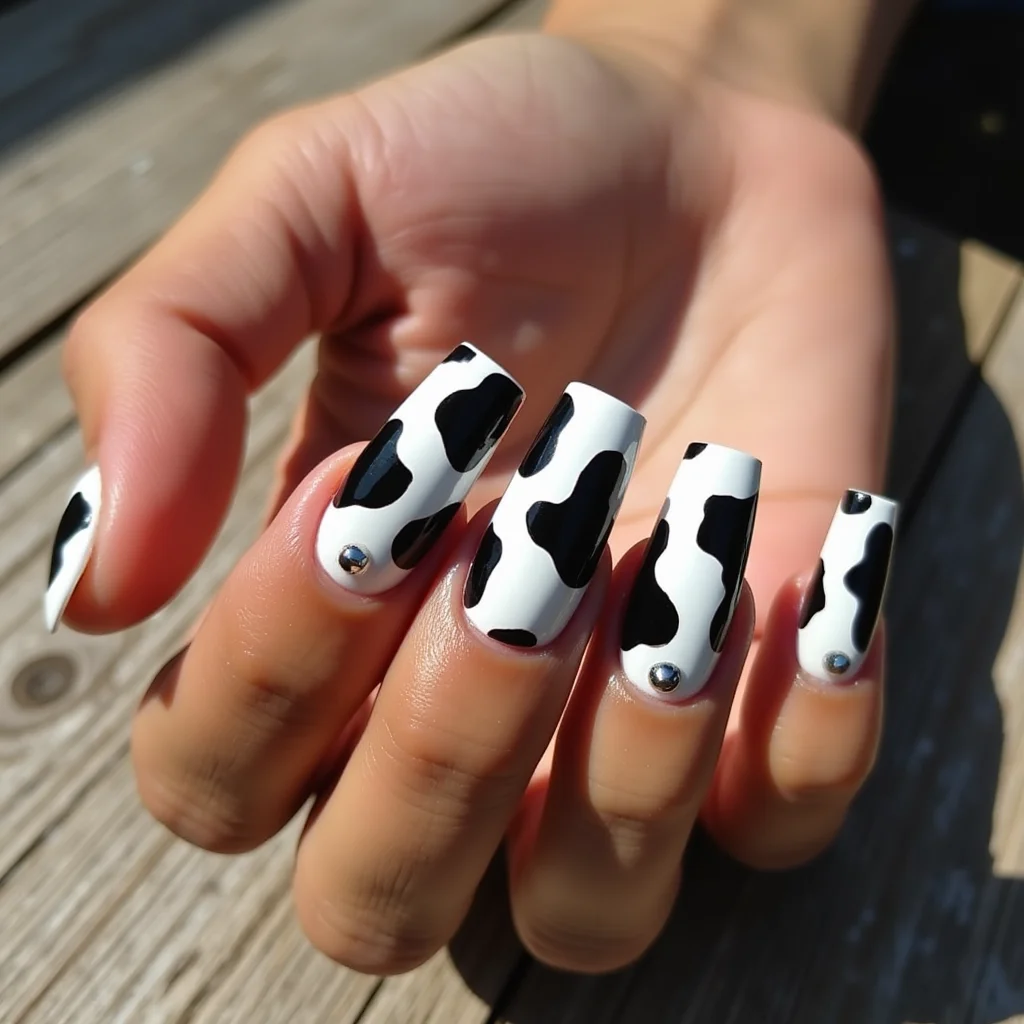 Modern Cow Print
