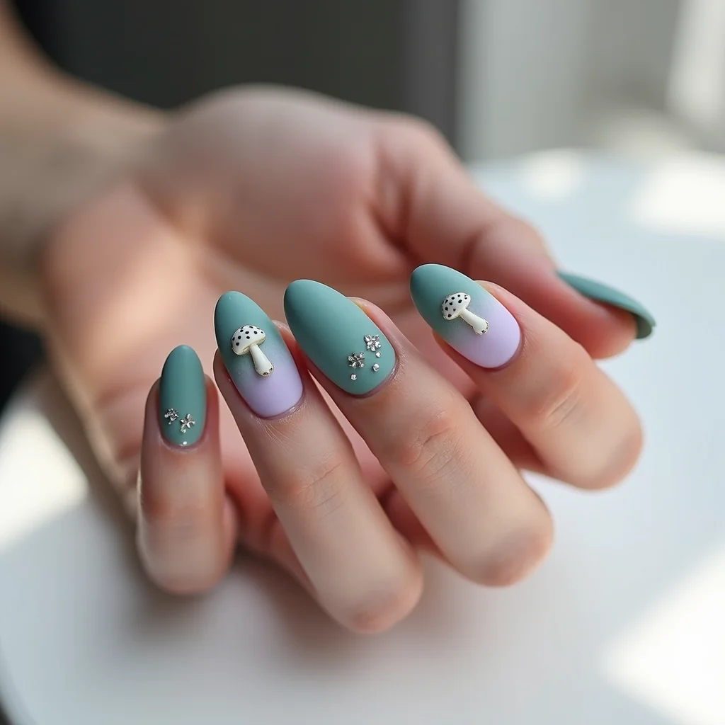 Gradient Mushroom Gems