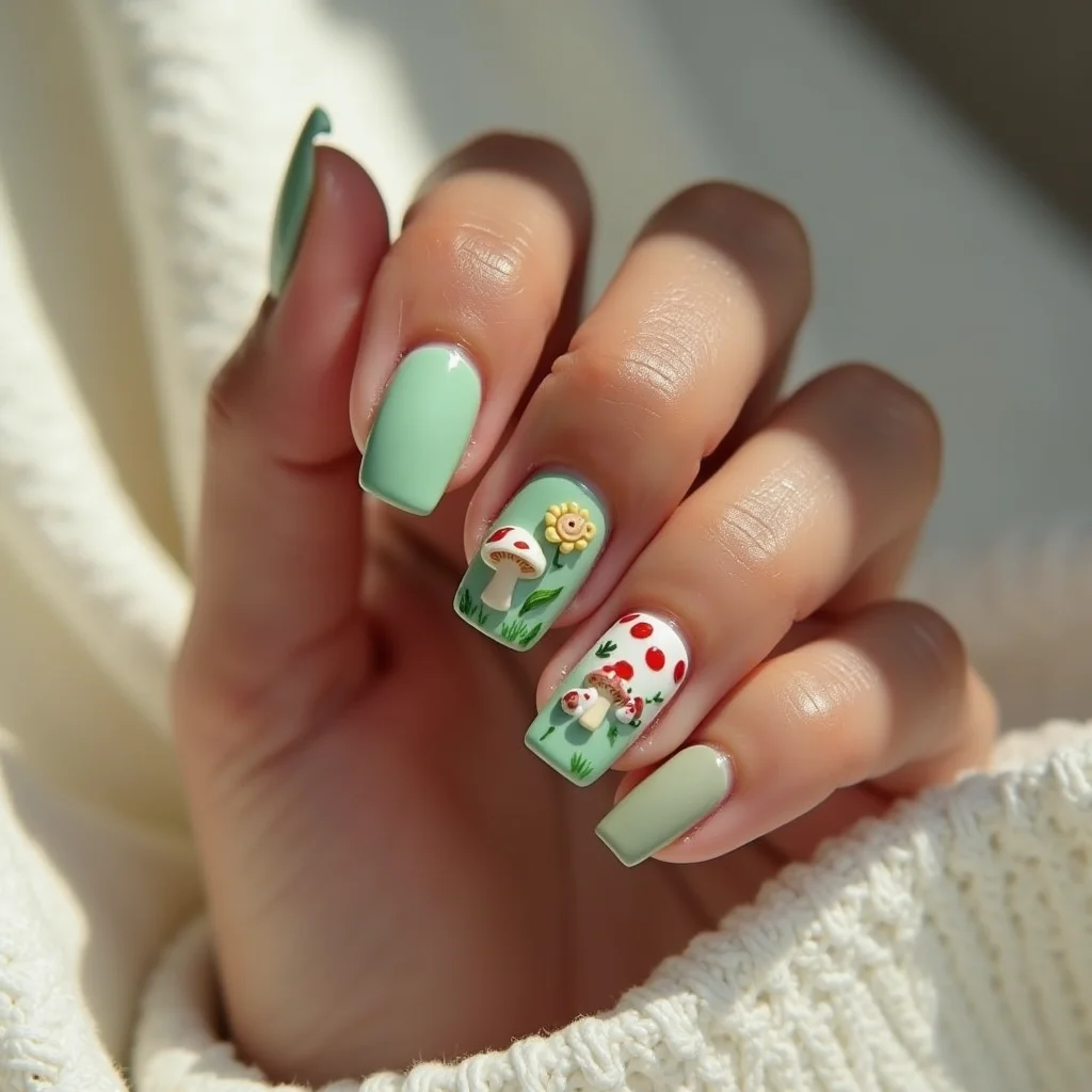Cute Mushroom Nature