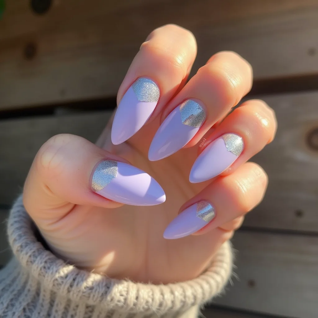 Elegant Lavender Checkered