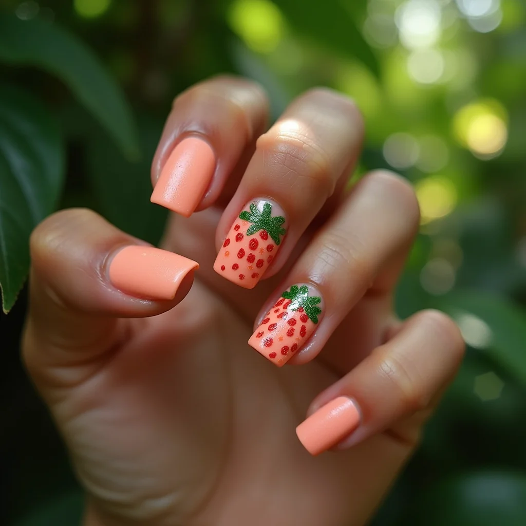 Peachy Strawberry Delight