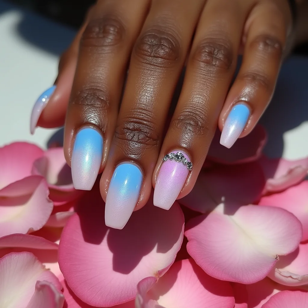 Rhinestone Opal Gradient