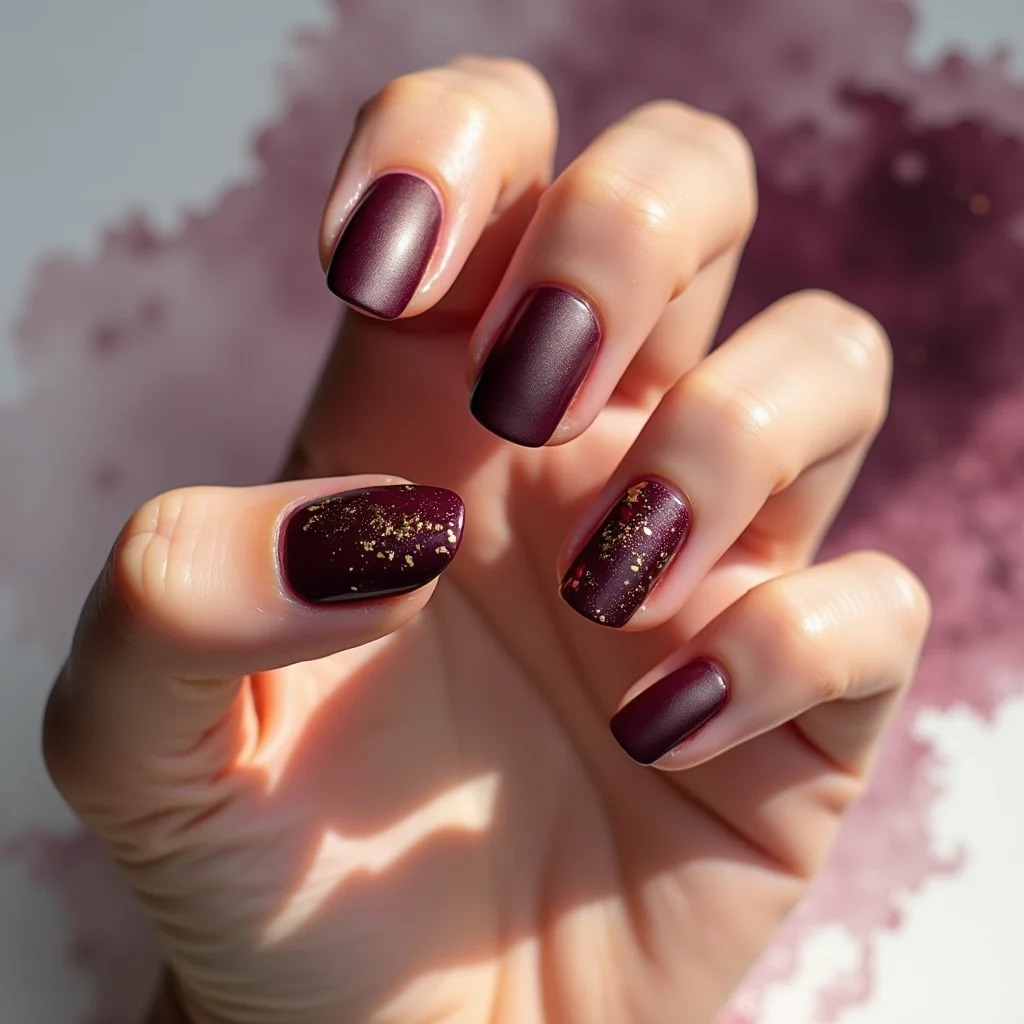 Luxurious Burgundy Opal