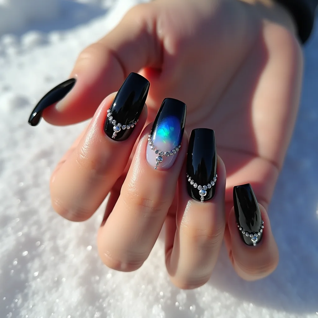 Edgy Black Opal