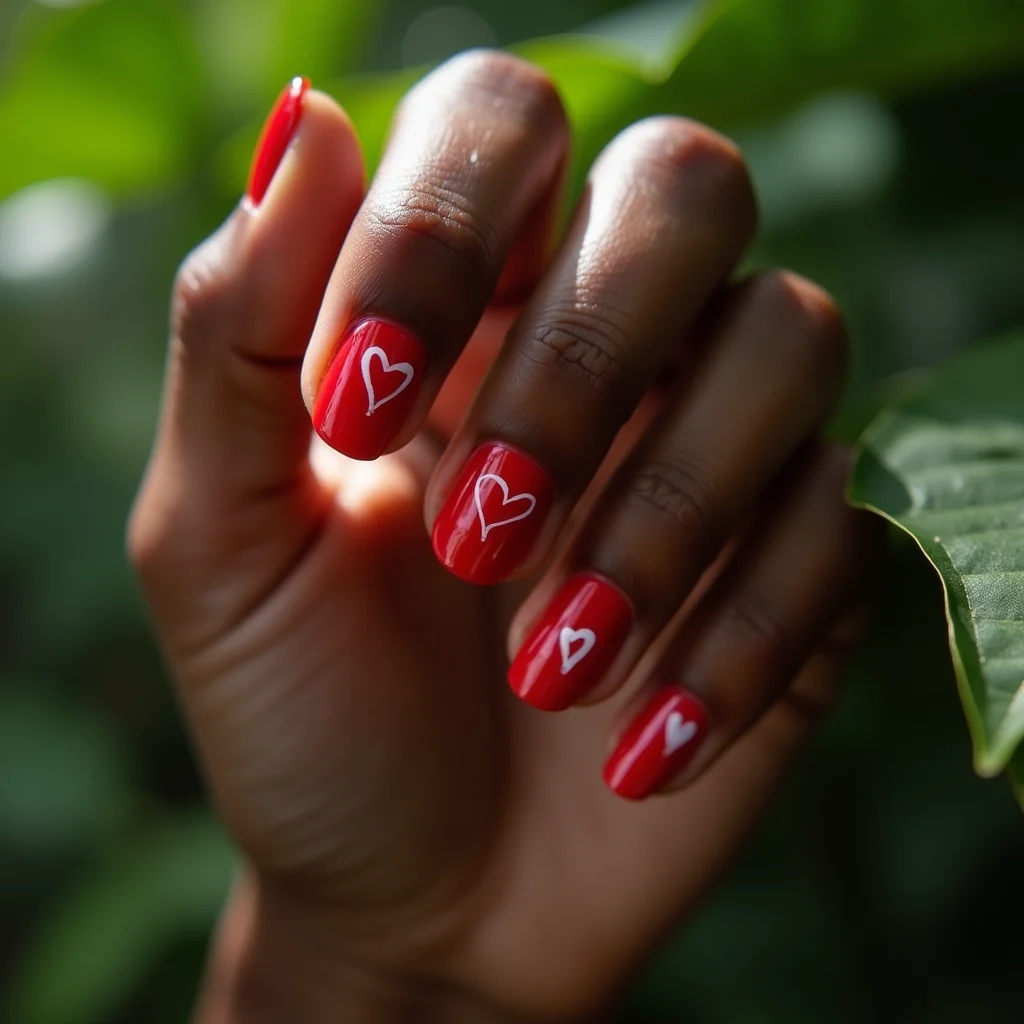 Korean Jelly Heart Red