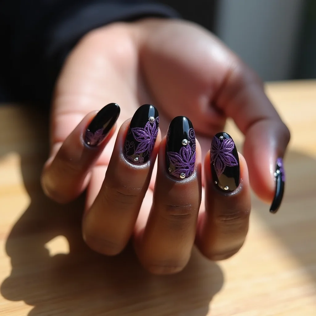  Elegant Black And Purple