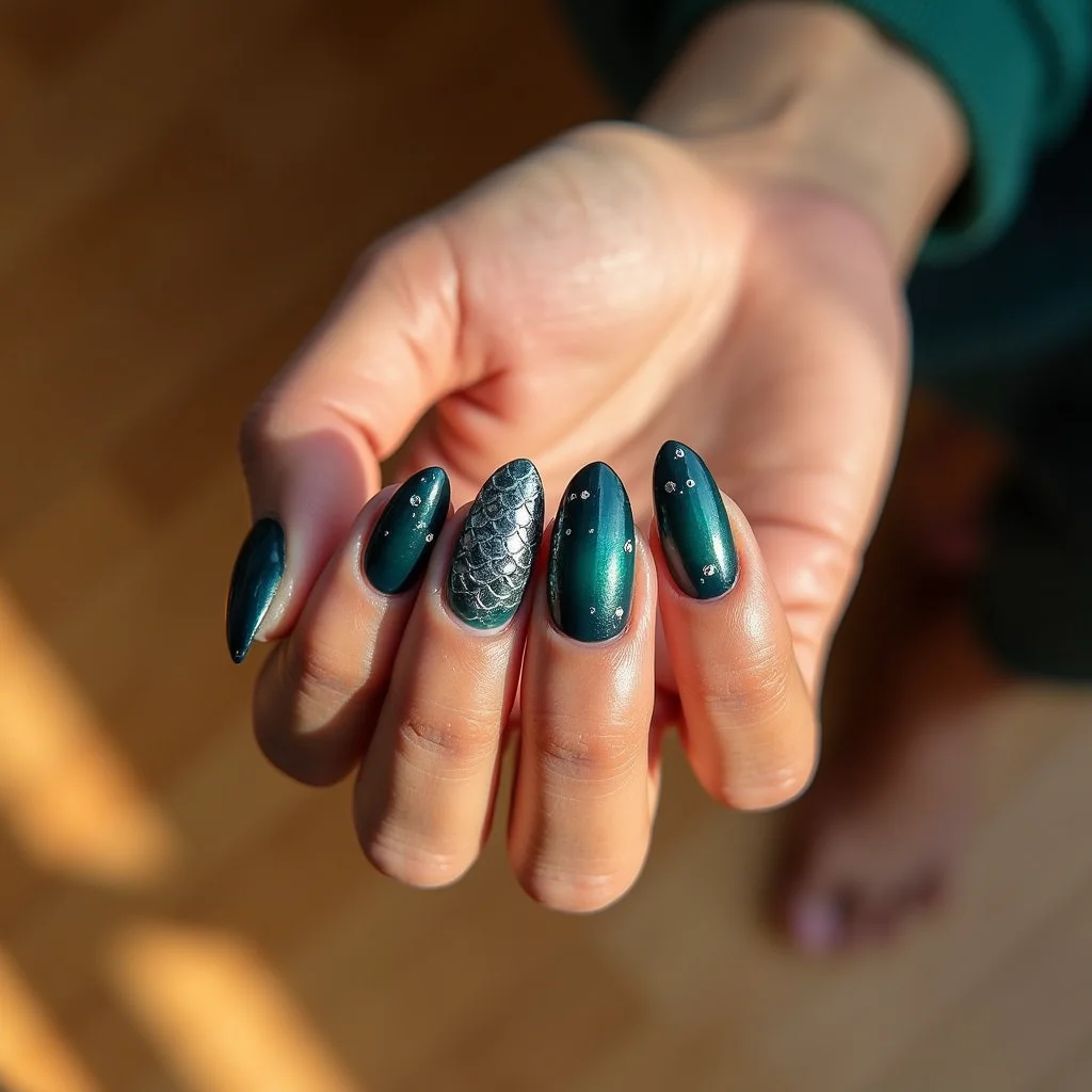 Teal Dragon Gradient