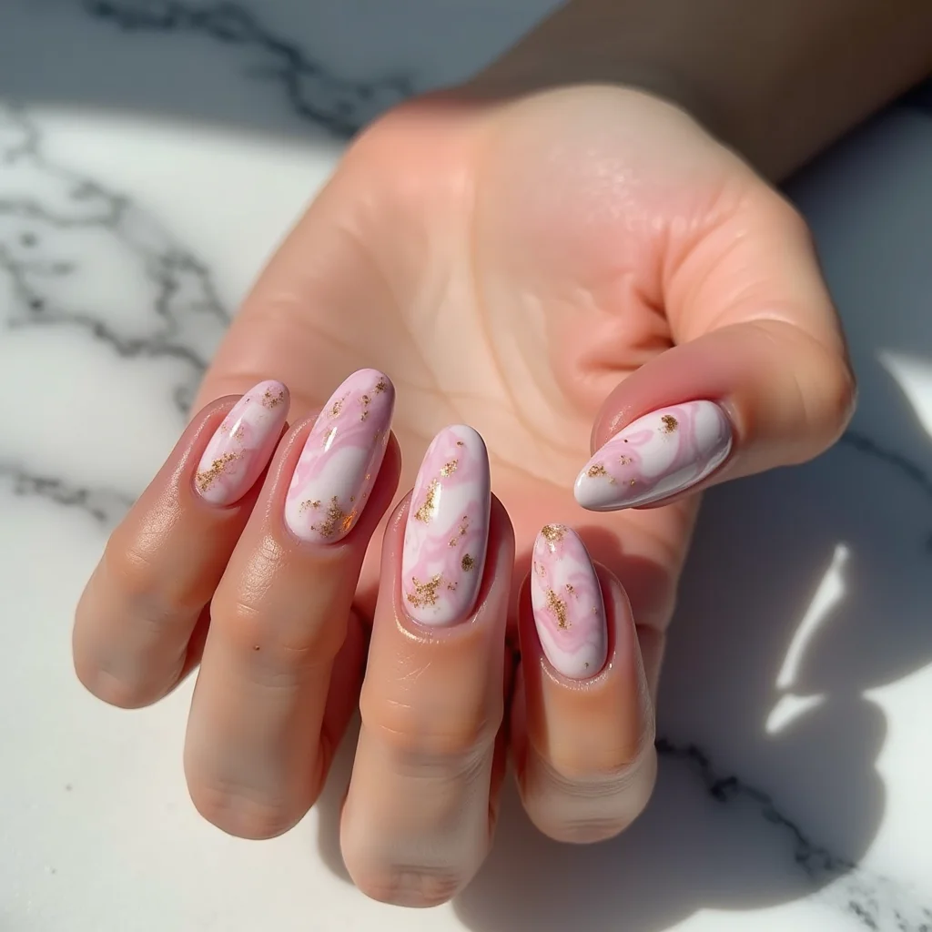 Dreamy Marble Pink Jelly