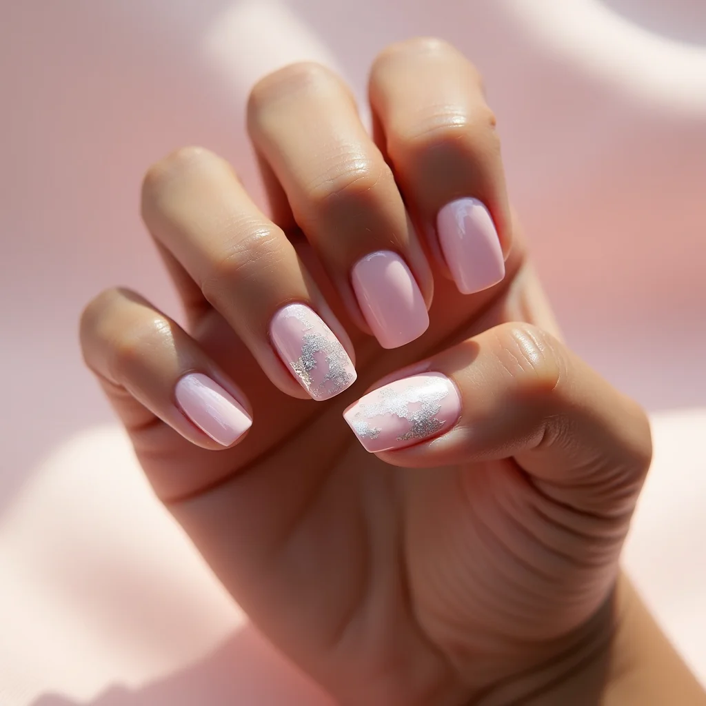 Chic Silver Pink Jelly