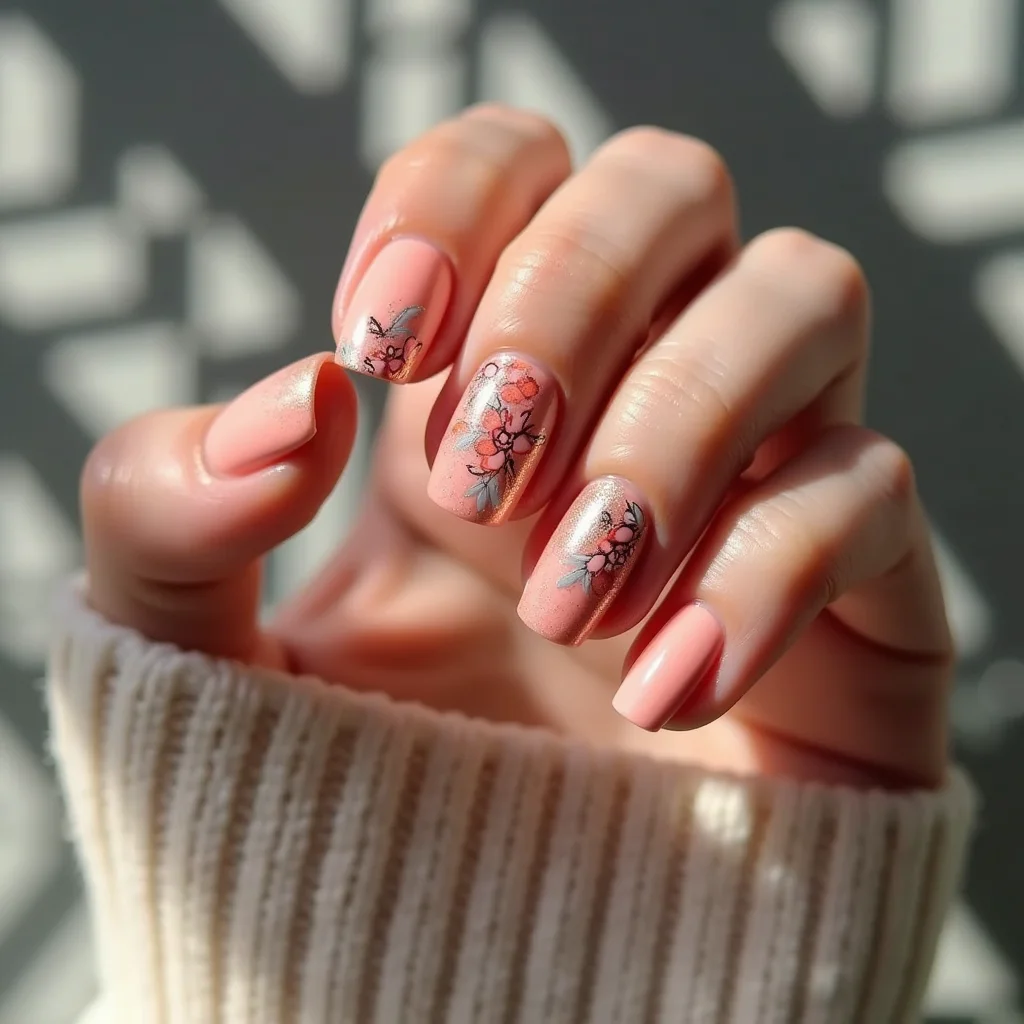Peach Floral Lumi