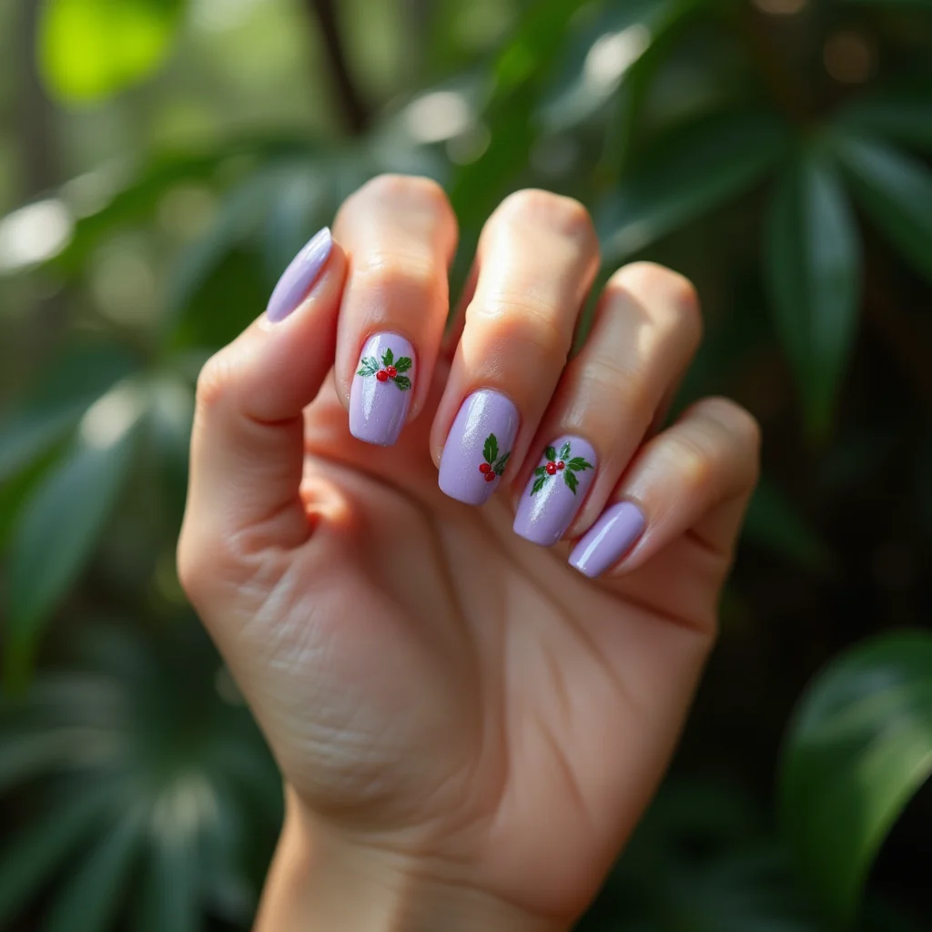  Lavender Holly Whimsy