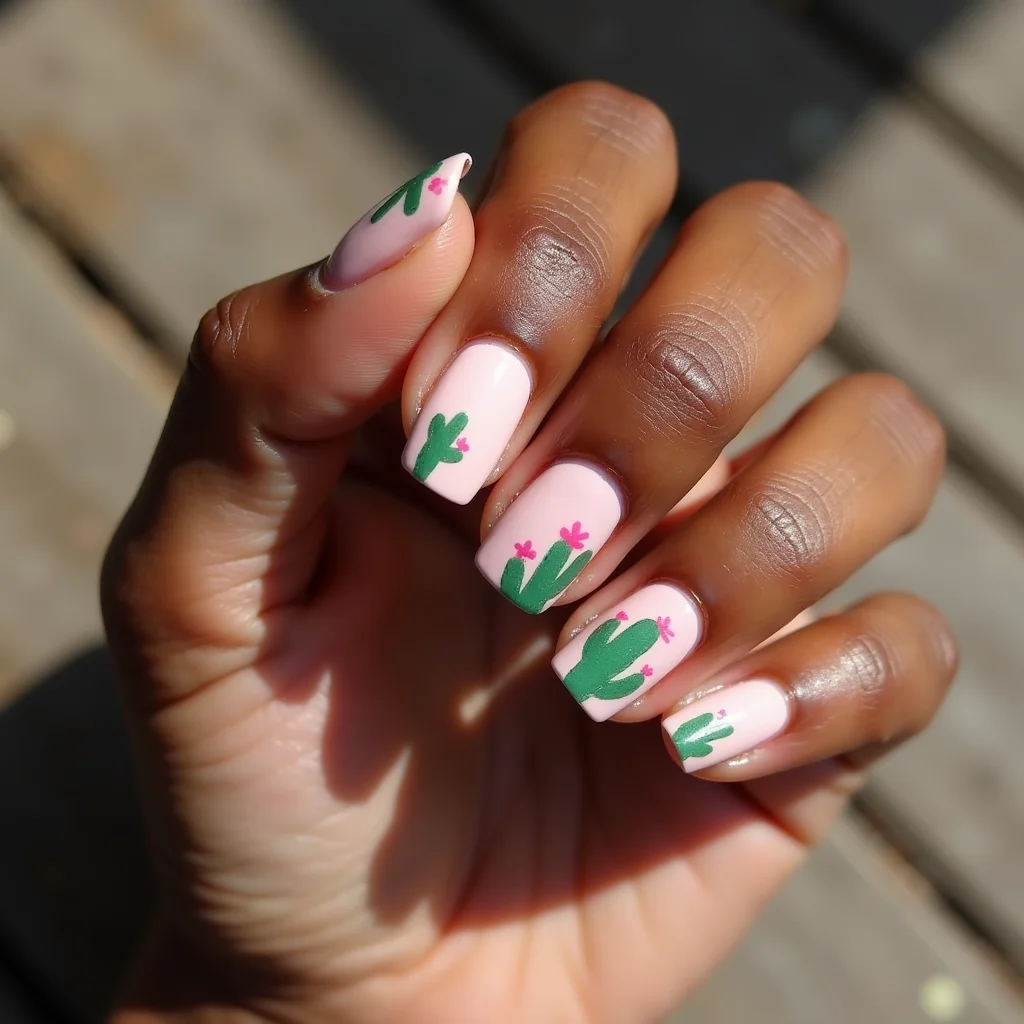 Trendy Pink And Green