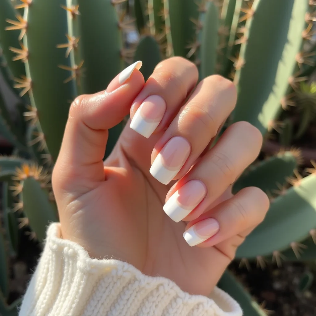 Sophisticated Short Wedding Ombre