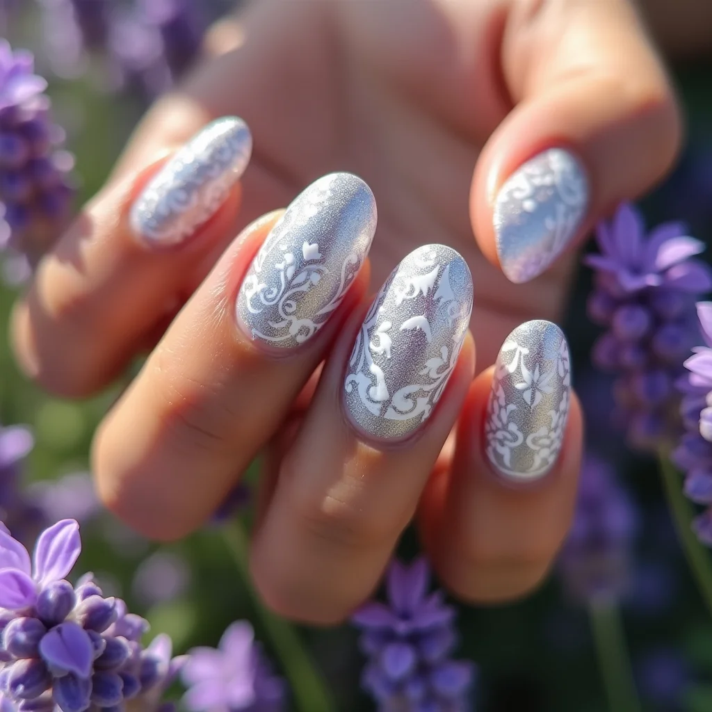 Elegant Platinum Lace