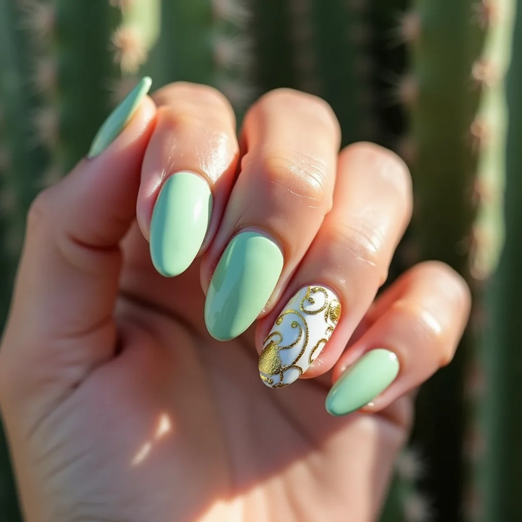 Mint Gradient Elegance