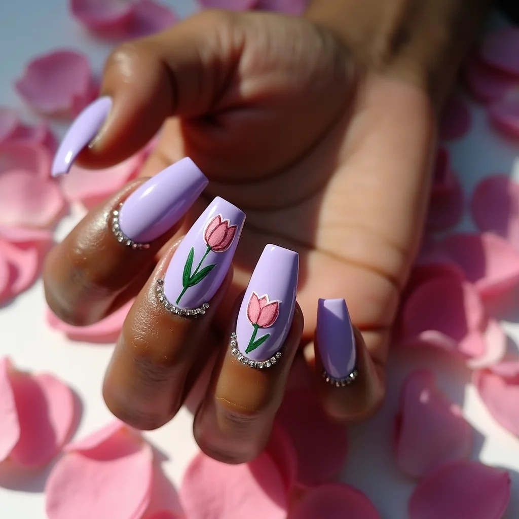 Lavender Tulip Glamour