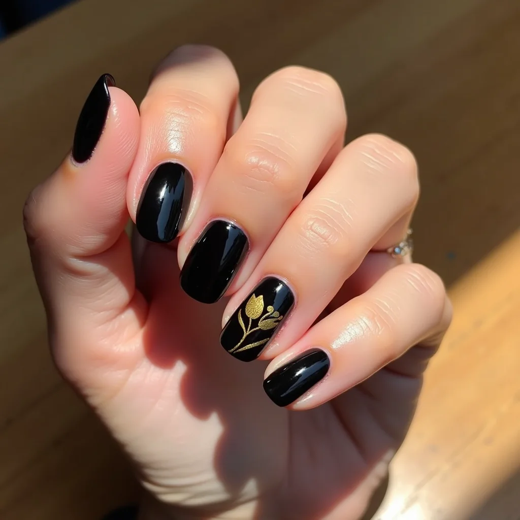 Black Tulip Sophistication