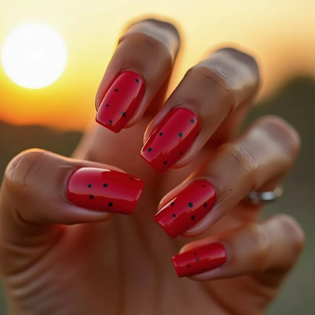  Playful Red Short Dip