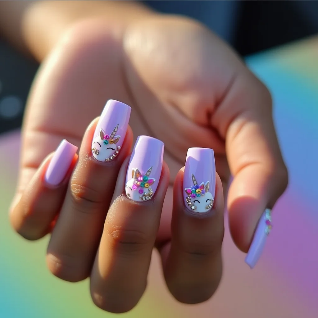 Magical Acrylic With Rhinestones