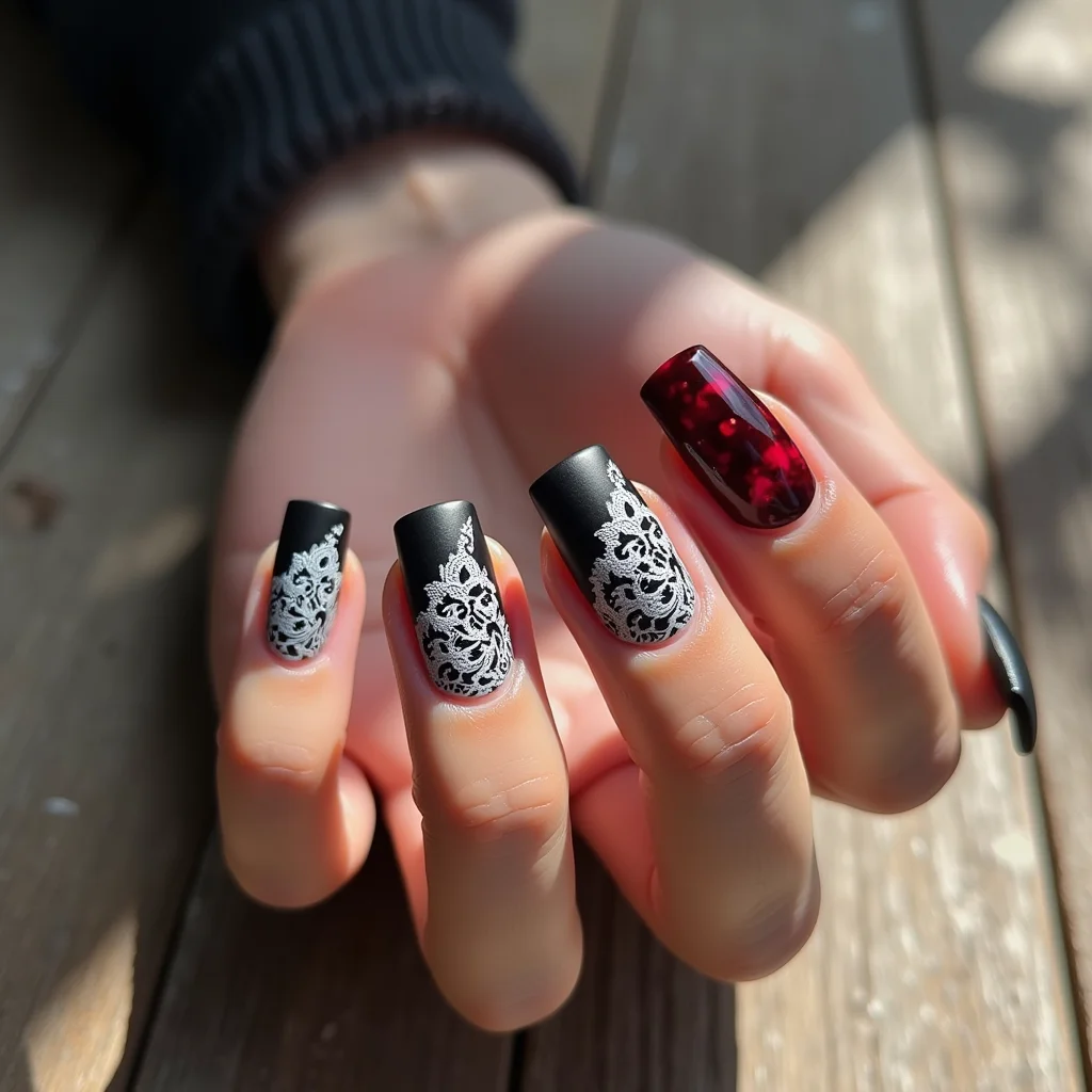  Lace and Ruby Black Cherry