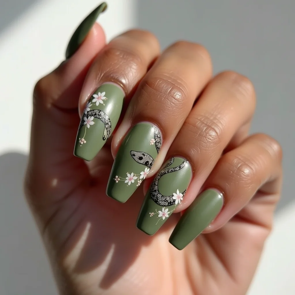  Olive Green Serpents