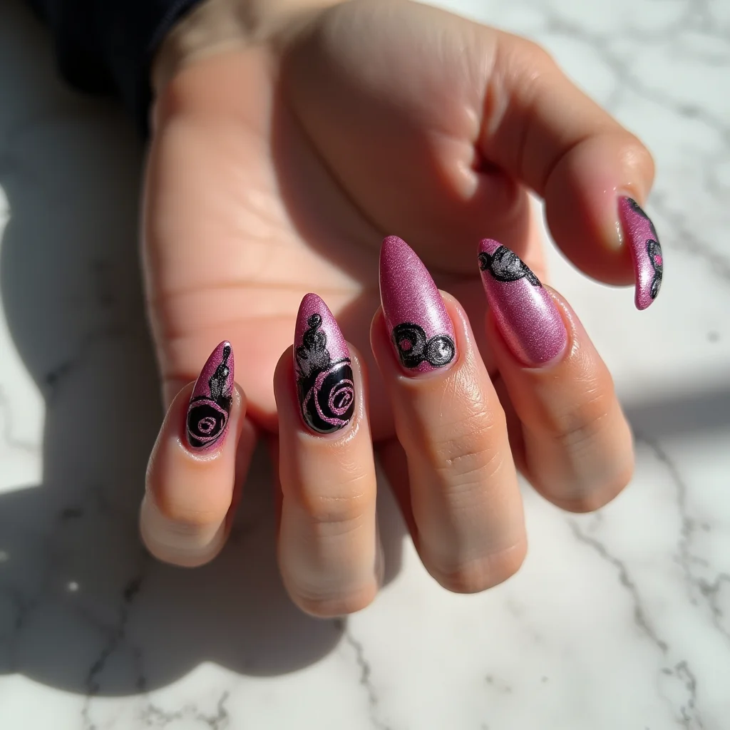 Dramatic Dark Pink