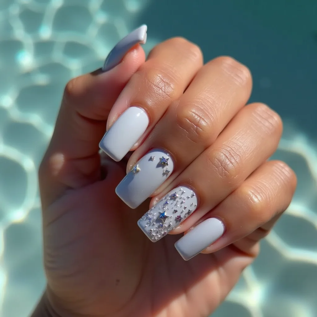  Gray Glitter Twinkle