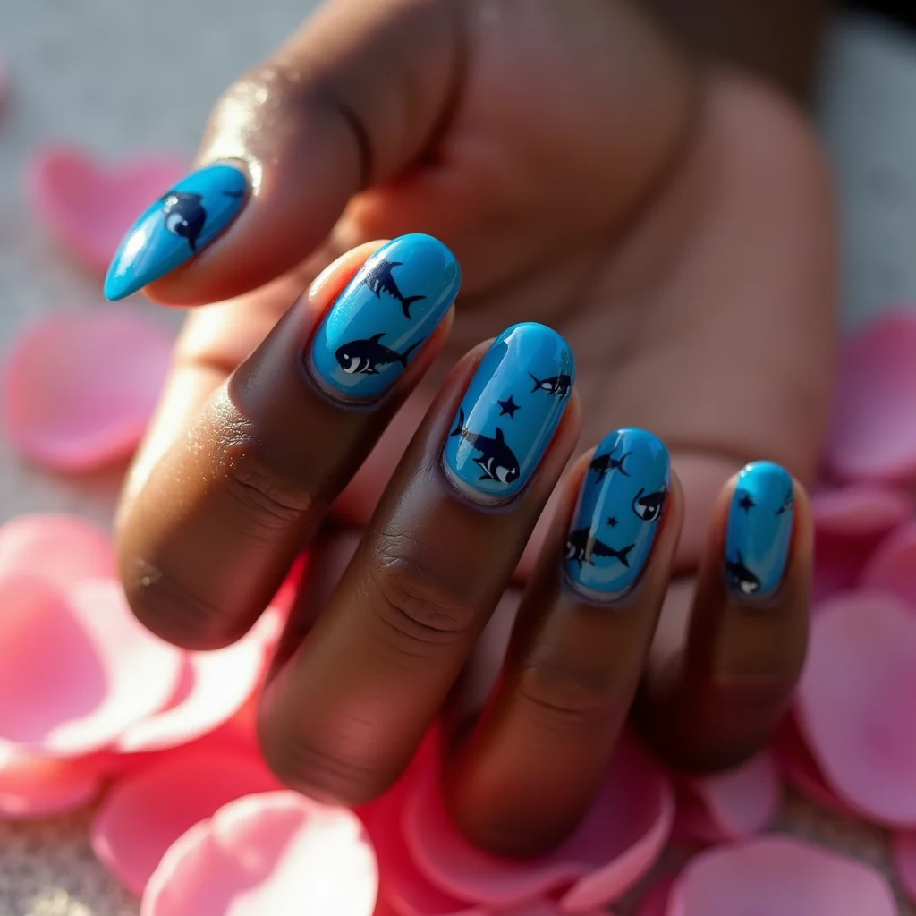  Ocean Shark Gradient
