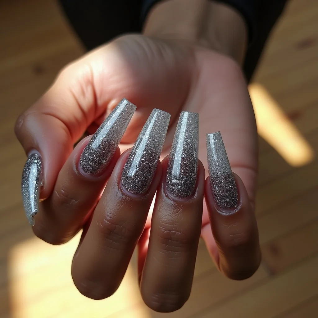 Silver Starry Gradient