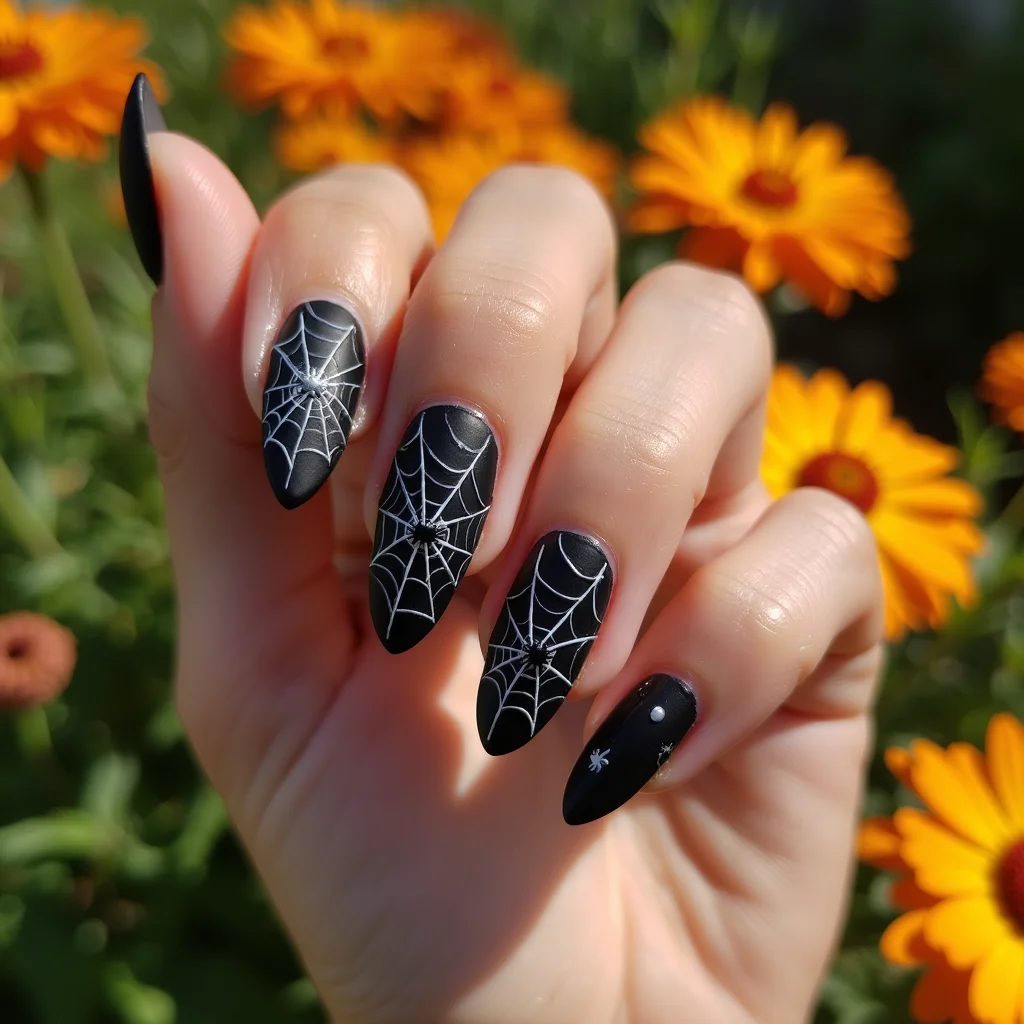  Gothic Spiderweb Velvet