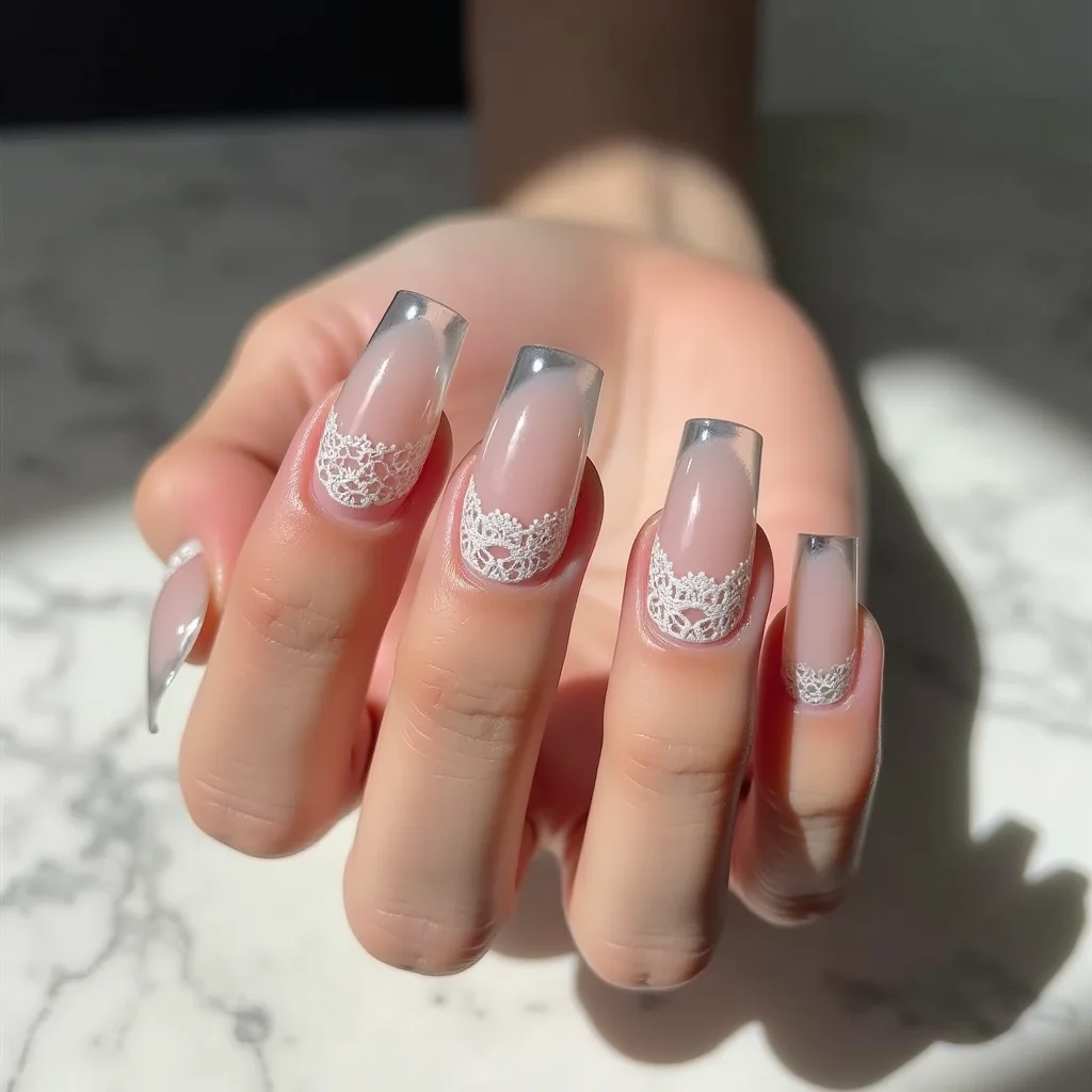 25 Clear Chrome Nail Designs You Must Try in 2025