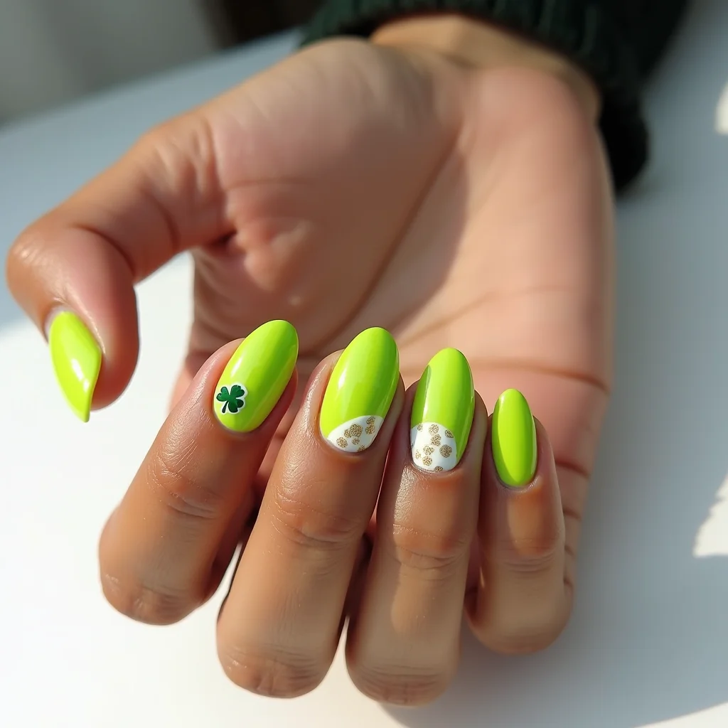 Playful Lime Shamrock