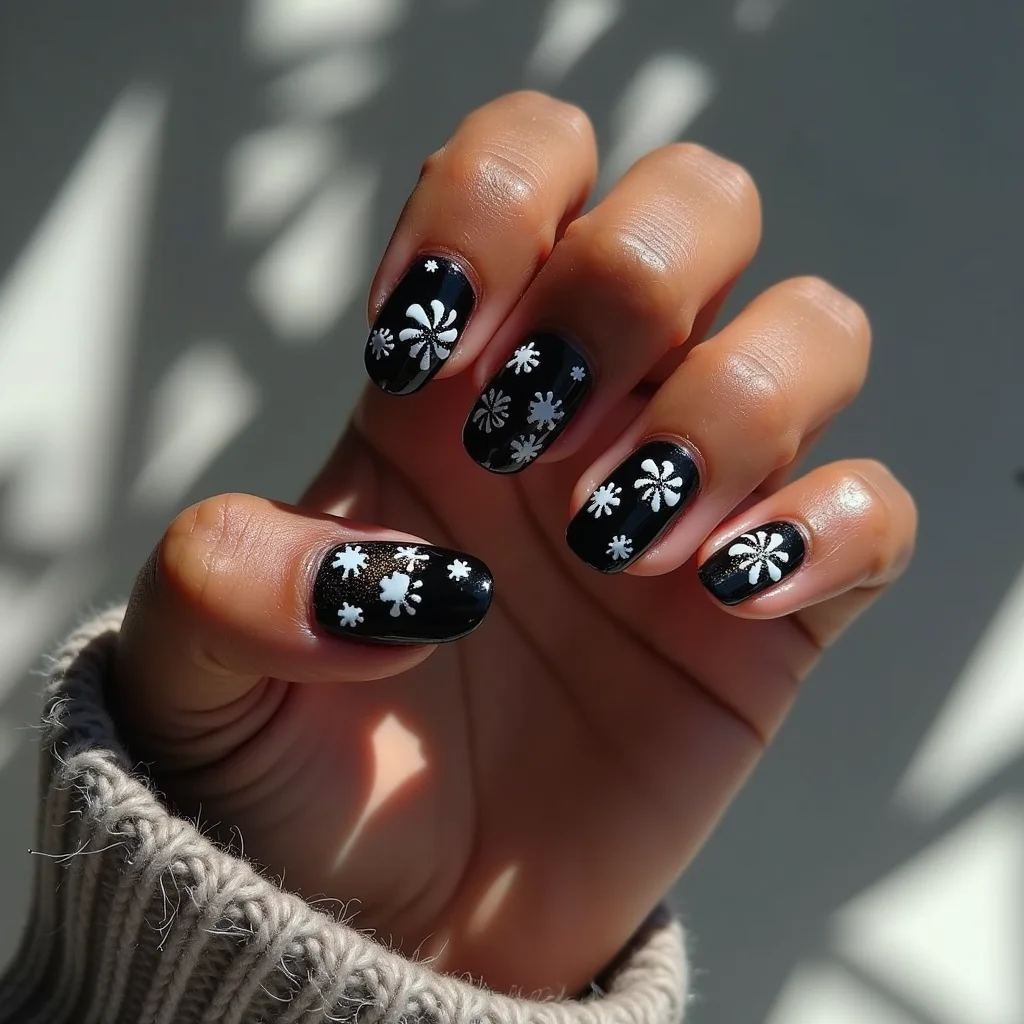 Bold Black Shamrock