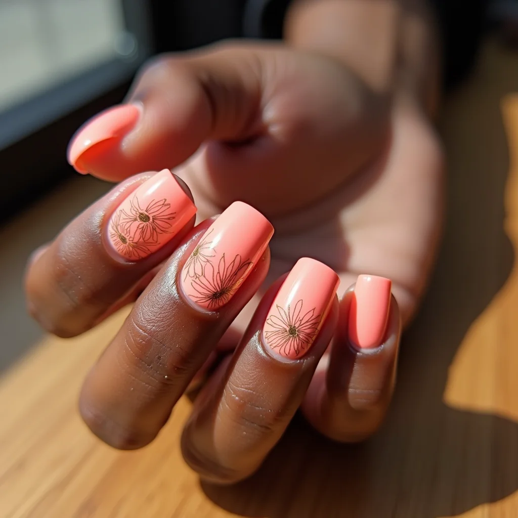 Sunlit Coral Summer
