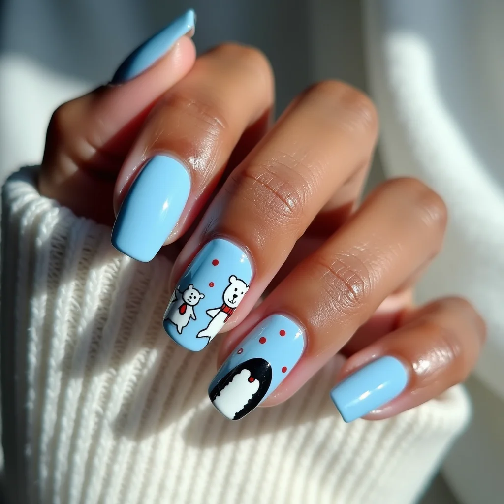 Celestial Winter Ice Blue